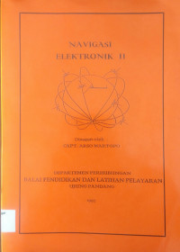 Image of Navigasi elektronik II